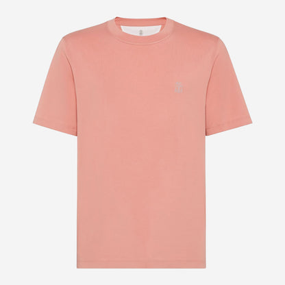 Brunello Cucinelli Cotton Jersey Logo T-Shirt