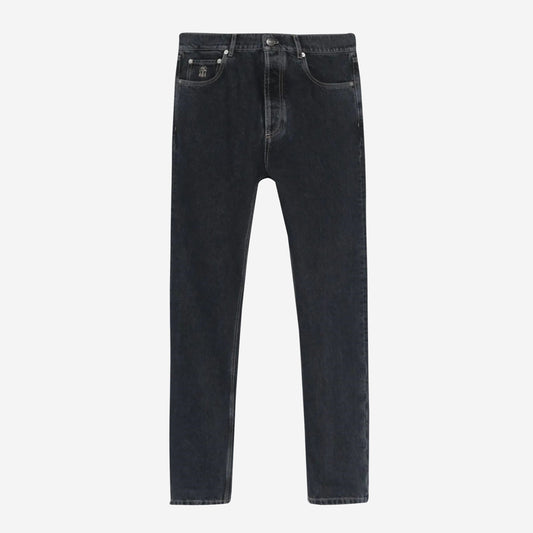 Brunello Cucinelli Denim Traditional Fit Five-Pocket Jean