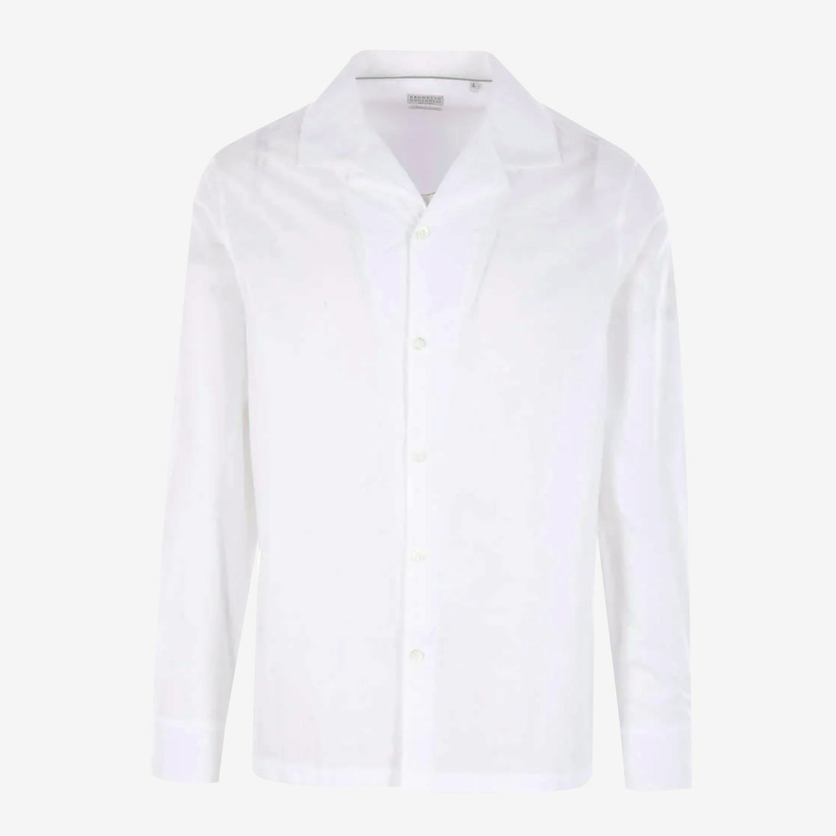 Brunello Cucinelli Embroidered Cotton Shirt
