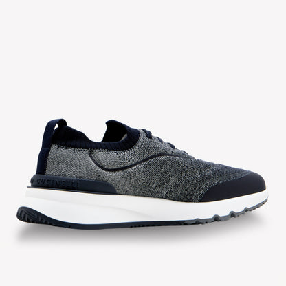 Brunello Cucinelli Techno Cotton Knit Runners Sneaker