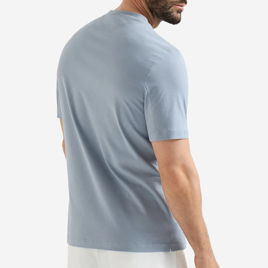 Brunello Cucinelli Cotton Jersey Logo Crew Neck T-Shirt