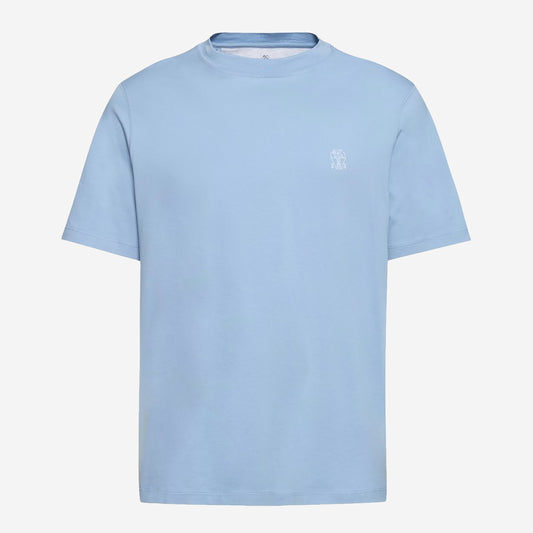 Brunello Cucinelli Cotton Jersey Logo T-Shirt