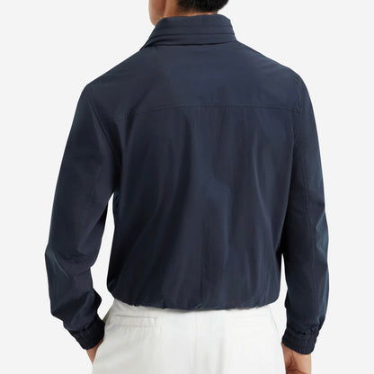 Brunello Cucinelli Water-Resistant Bonded Cotton Unlined Jacket
