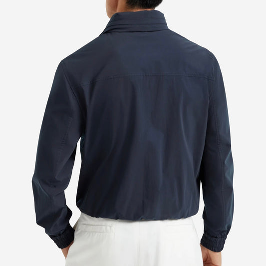 Brunello Cucinelli Water-Resistant Bonded Cotton Unlined Jacket