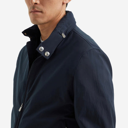 Brunello Cucinelli Water-Resistant Bonded Cotton Unlined Jacket