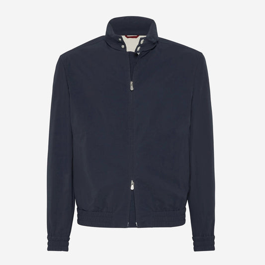 Brunello Cucinelli Water-Resistant Bonded Cotton Unlined Jacket
