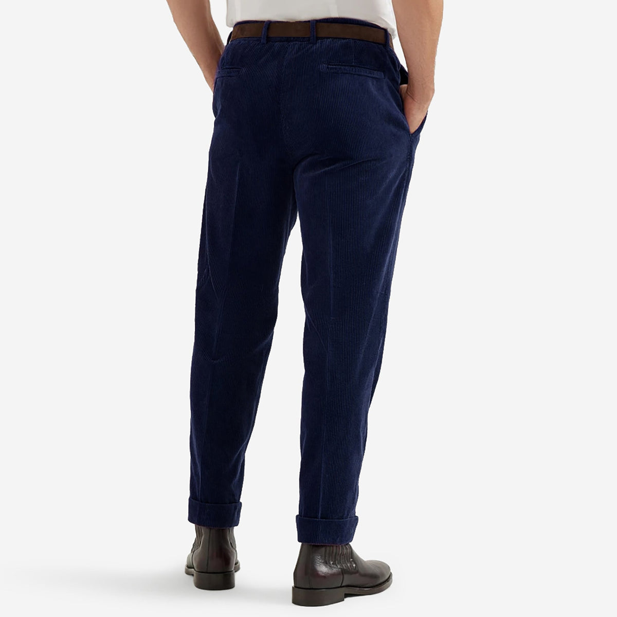 Brunello Cucinelli Garment Dyed Leisure Fit Corduroy Trousers