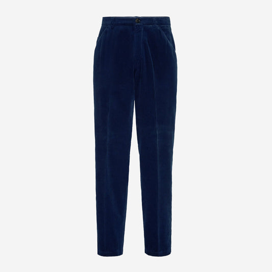 Brunello Cucinelli Garment Dyed Leisure Fit Corduroy Trousers