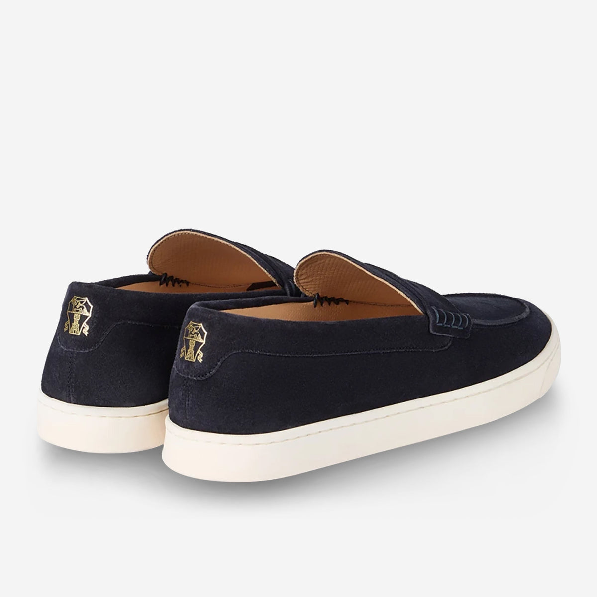 Brunello Cucinelli Suede Loafer Sneakers