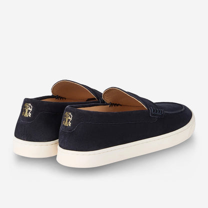 Brunello Cucinelli Suede Loafer Sneakers
