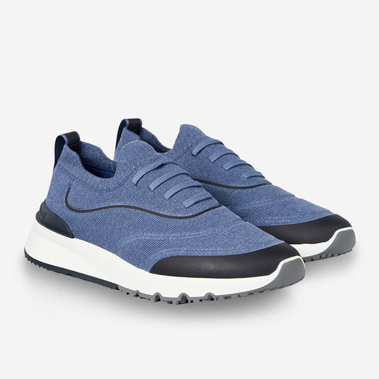 Brunello Cucinelli Heat-Bonded Detail Techno Knit Runners