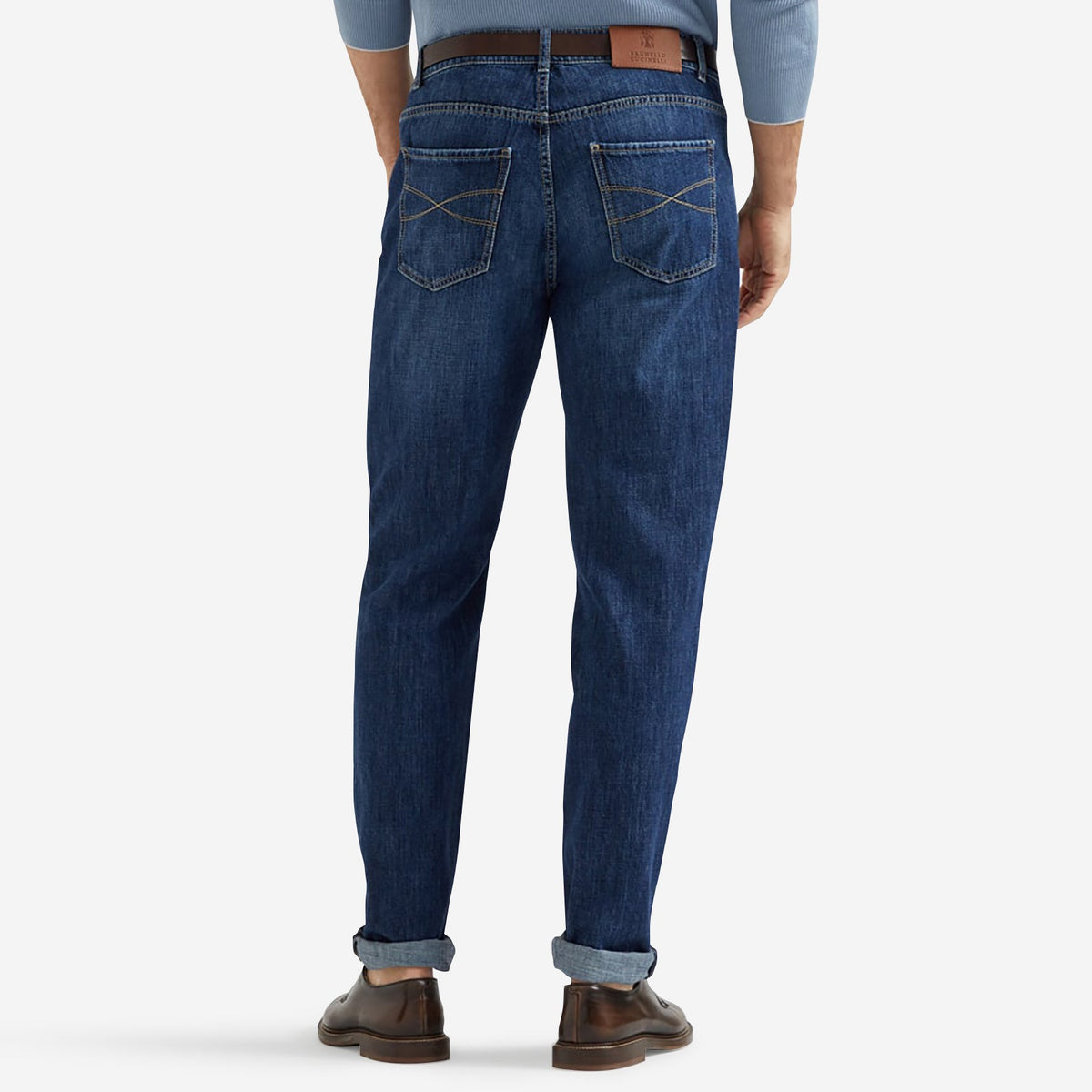 Brunello Cucinelli Lightweight Denim Traditional Fit Jeans