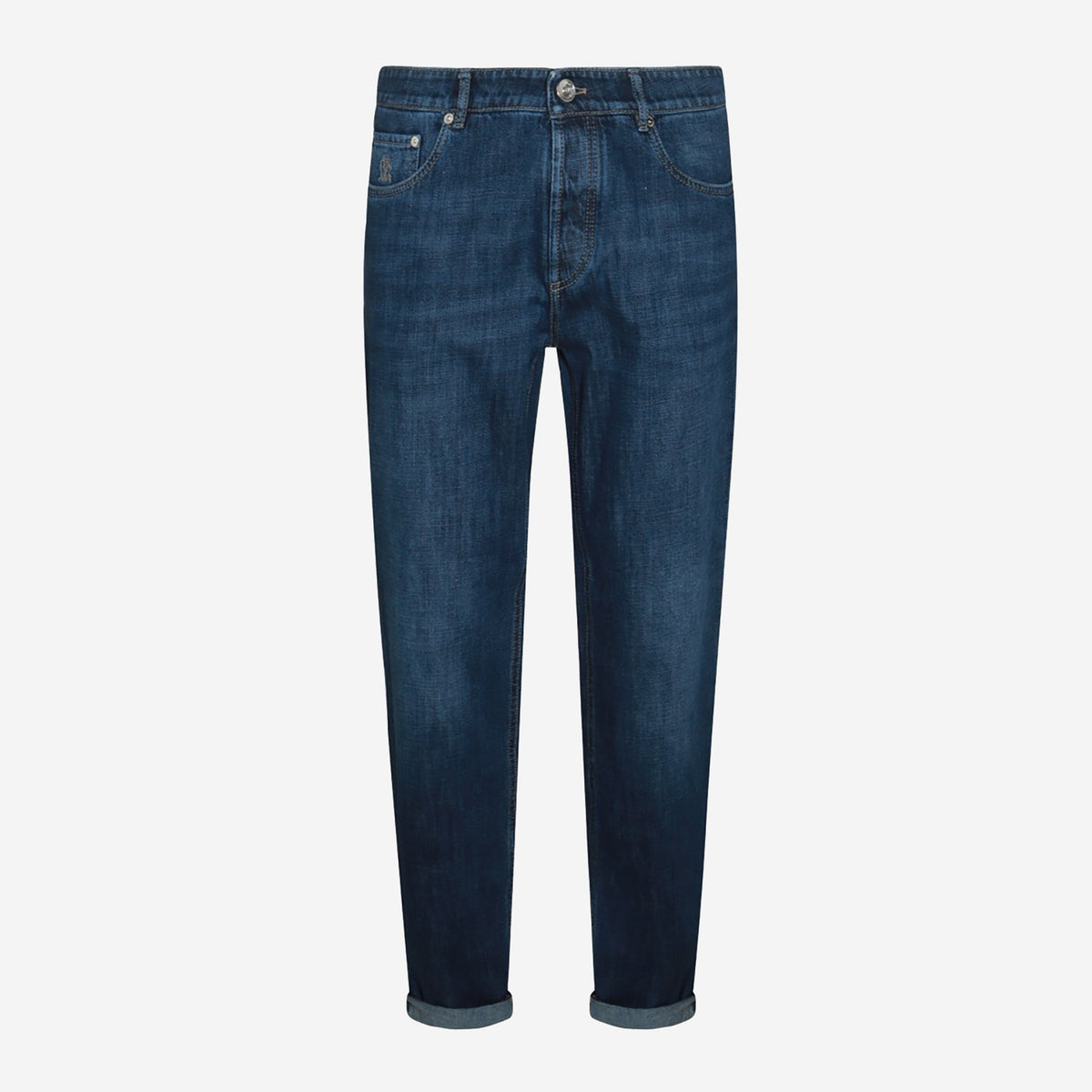 Brunello Cucinelli Lightweight Denim Traditional Fit Jeans