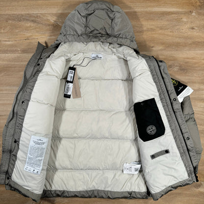 Stone Island Nylon Metal Down Jacket in Plaster Castmark