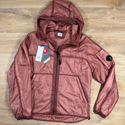 CP Company Nada Shell Primaloft Lens Jacket in Canyon Clay - Pink Castmark