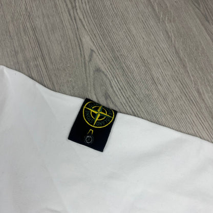 Stone Island Dyed Hoodie - White Castmark