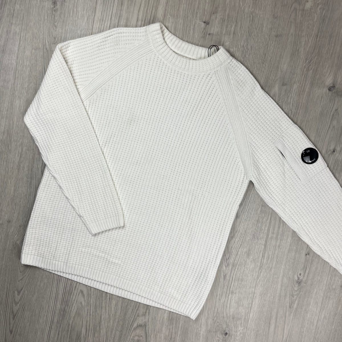 CP Company Chenille Sweatshirt - White Castmark