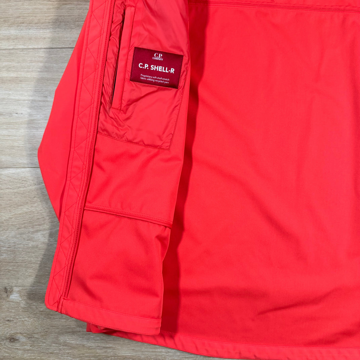 CP Company Shell-R Goggle Jacket in Poinciana Orange Castmark