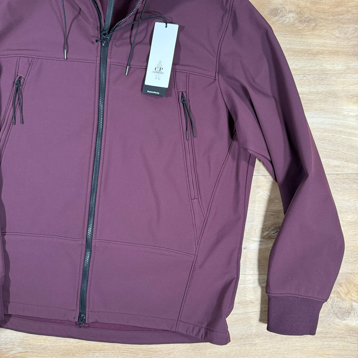 CP Company Shell-R Goggle Jacket in Potent Purple Castmark