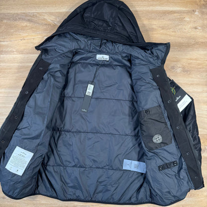 Stone Island Run-Proof Nylon Mesh-TC Reversible Jacket in Black Castmark
