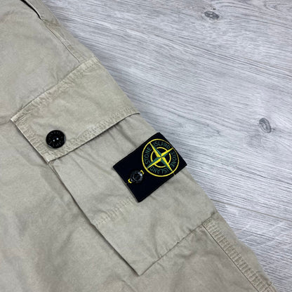 Stone Island Cargo Trousers - Sand Castmark