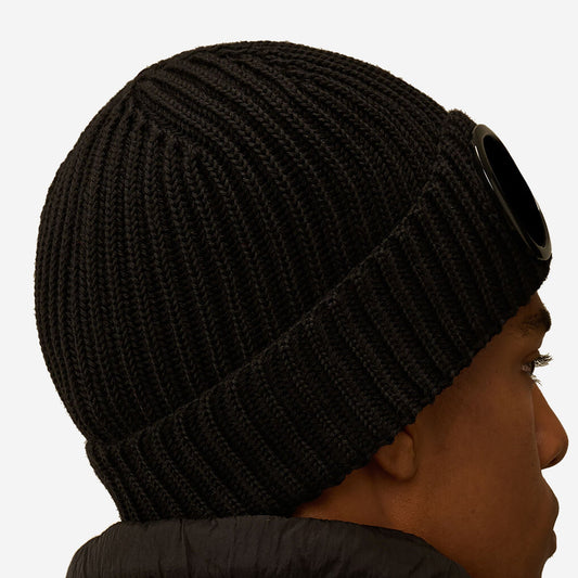 C.P. Company Extrafine Merino Wool Goggle Beanie