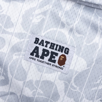 Camo Stripe Baseball Shirt - Gray