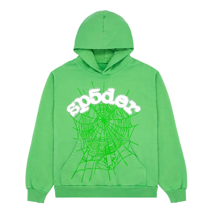Sp5der Web Hoodie 'Slime Green' SP5-8D-WEB-SLG