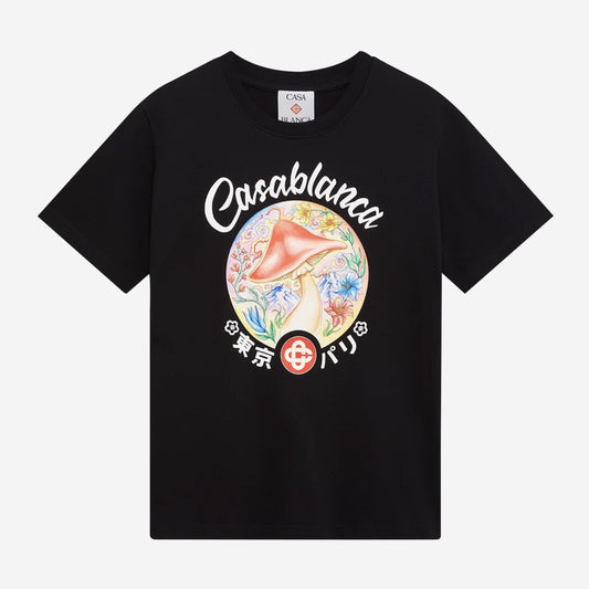 Casablanca Mushroom Emblem T-Shirt