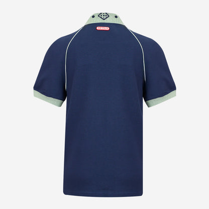 Casablanca Chenille Collar Polo Shirt
