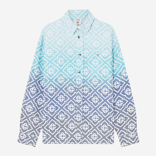 Casablanca Monogram Gradient Jacquard Shacket