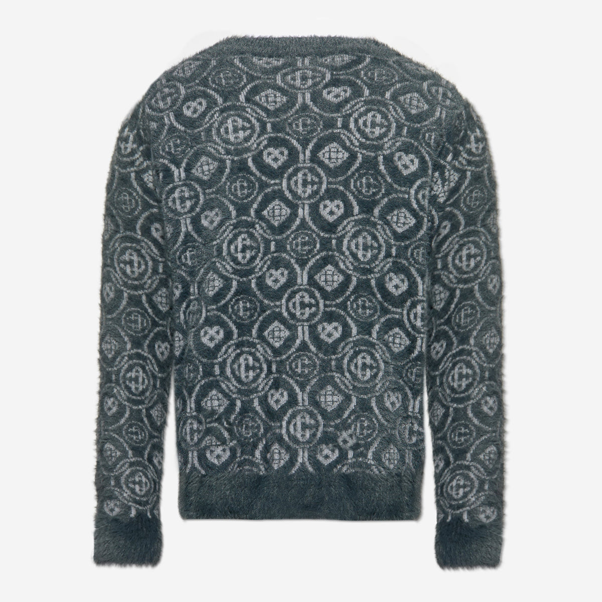 Casablanca Fluffy Monogram Cardigan