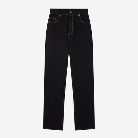 Casablanca Jacquard Denim Jeans