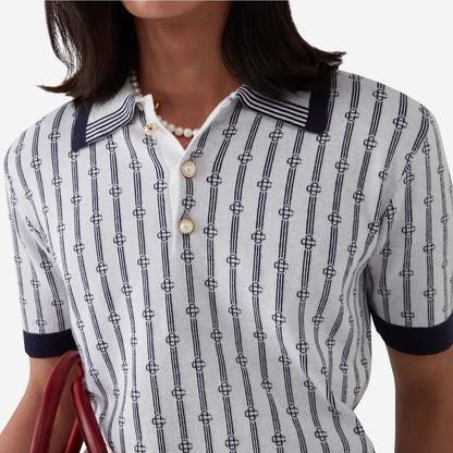 Casablanca Monogram Polo Shirt