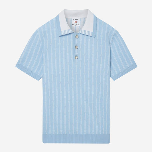 Casablanca Monogram Polo Shirt