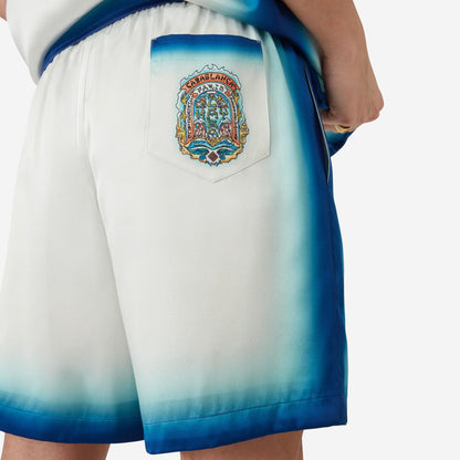 Casablanca Silk Casa Way Skate Shorts