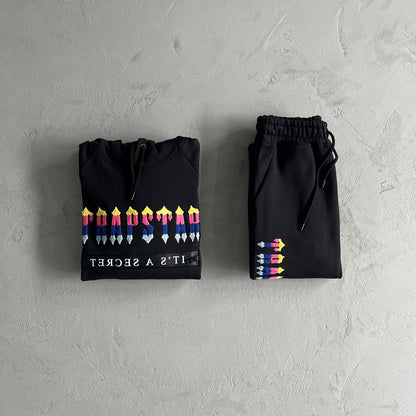 Trapstar Chenille Decoded 2.0 Tracksuit - Black/Rainbow