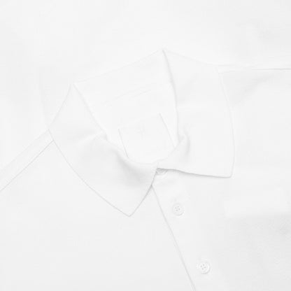 Polo in Cotton With 4G Detail - White