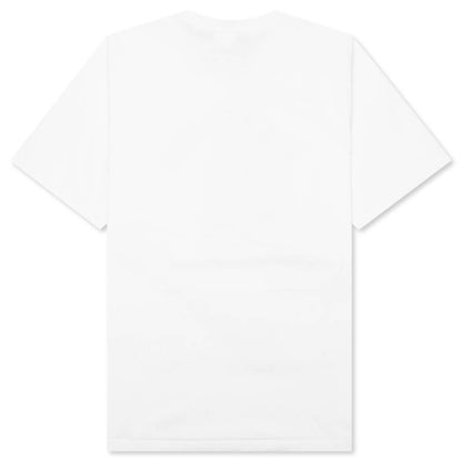 Color Camo College Tee - White/Red