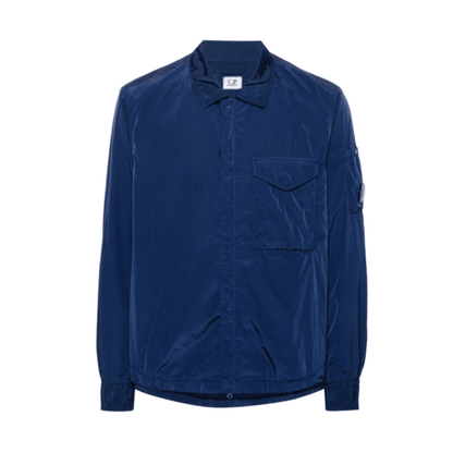 CP Company Chrome Overshirt - Estate Blue Castmark