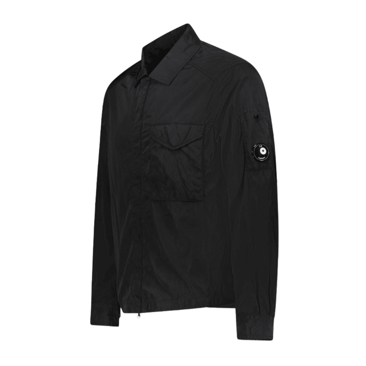 CP Company Chrome Overshirt - Black Castmark