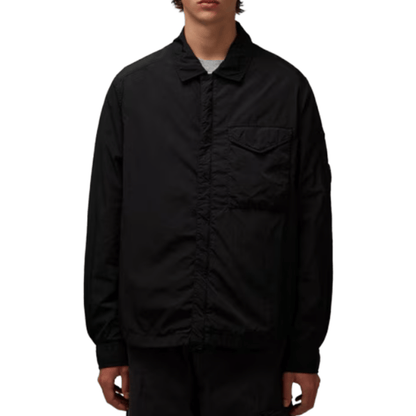 CP Company Chrome Overshirt - Black Castmark