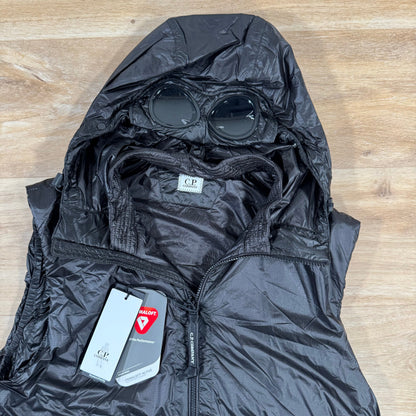 CP Company Nada Shell Primaloft Goggle Vest in Black Castmark