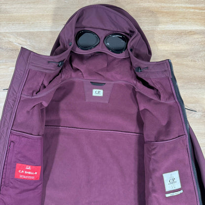 CP Company Shell-R Goggle Jacket in Potent Purple Castmark