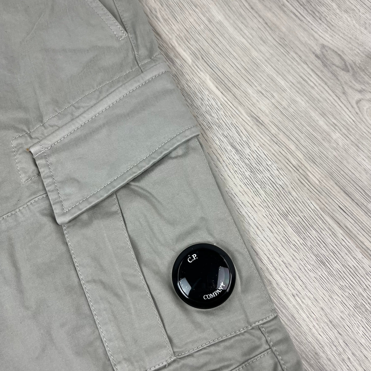 CP Company Cargo Trousers - London Fog Castmark