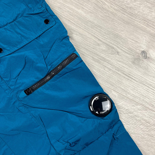 CP Company Chrome Cargo Trousers - Ink Blue Castmark