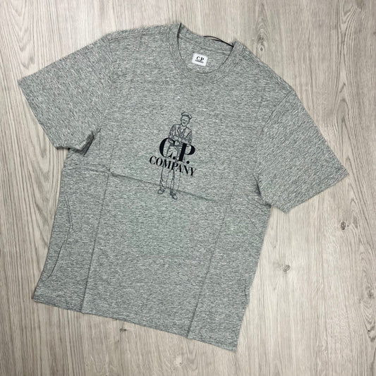 CP Company Sailor T-Shirt - Grey Castmark