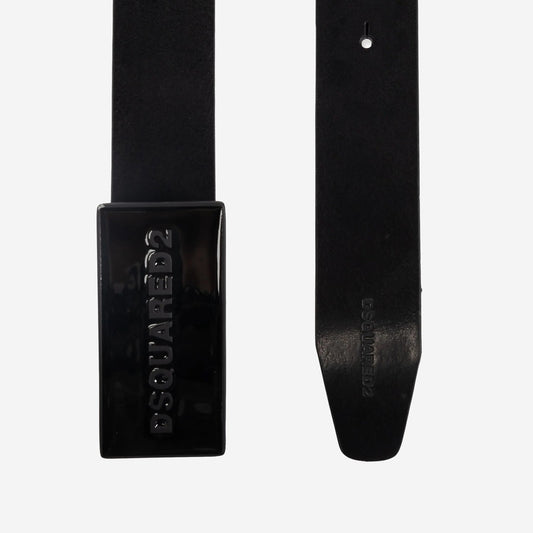 DSquared2 Logo Plaque Belt