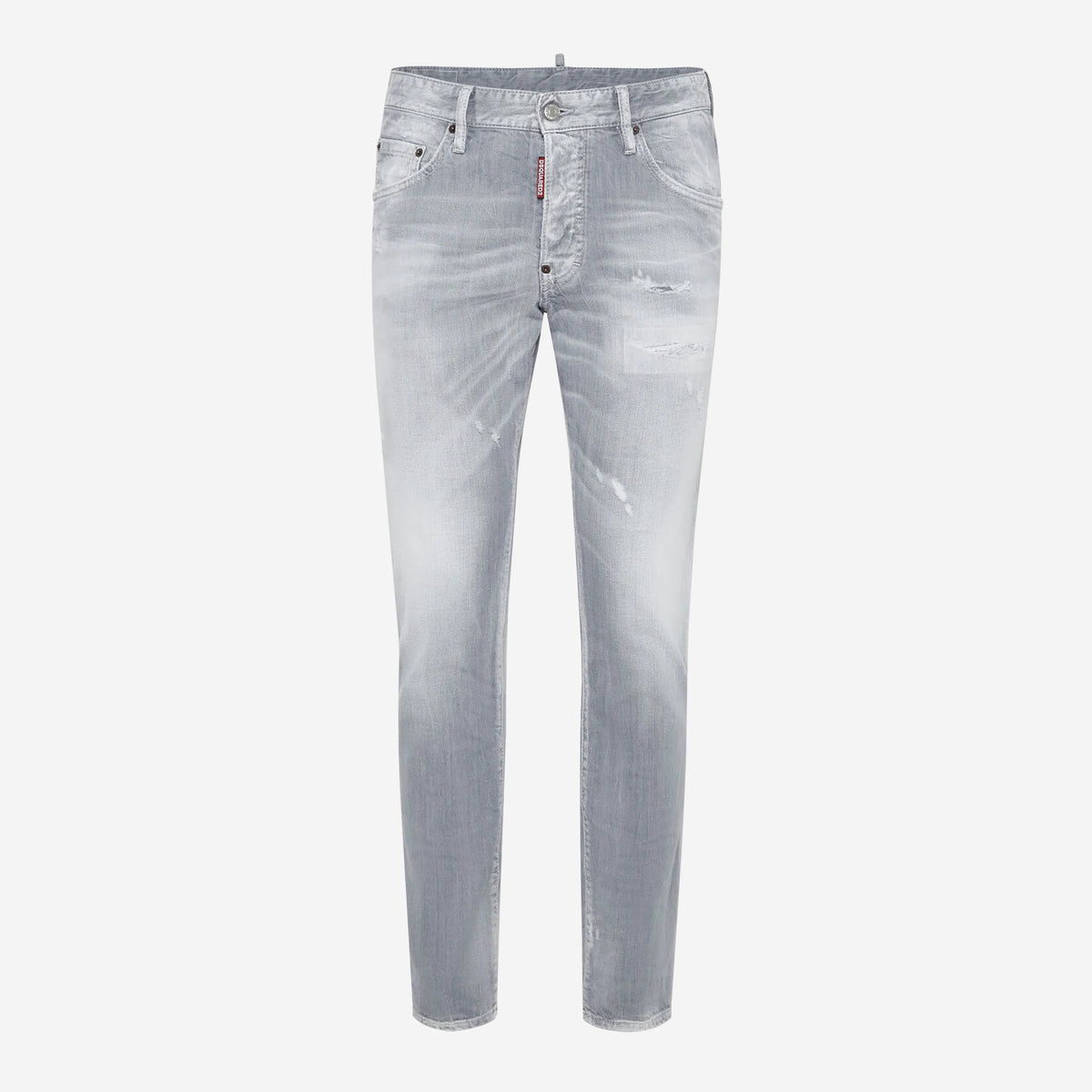 DSquared2 Brushed Grey Wash Skater Jeans