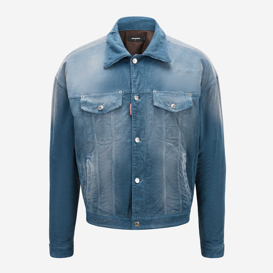 DSquared2 Light Puff Dusty Corduroy Jean Jacket